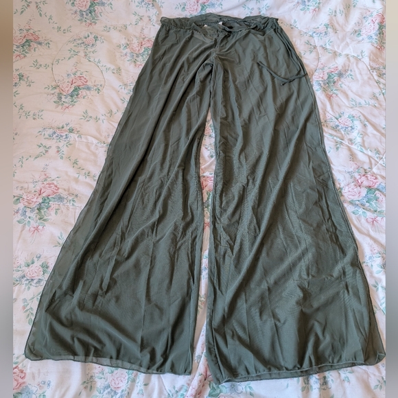 NWT Laina Rauma Lingerie Side Split Lounge Pant in Lagoon - Picture 4 of 11